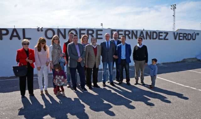 Onofre Fernández Verdú ya da nombre al campo municipal de fútbol de Las Torres de Cotillas