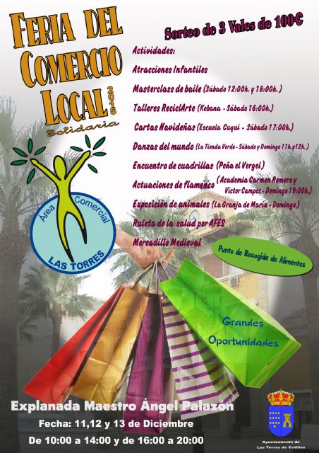 Las Torres de Cotillas se anima a las compras con su Feria de Comercio Local