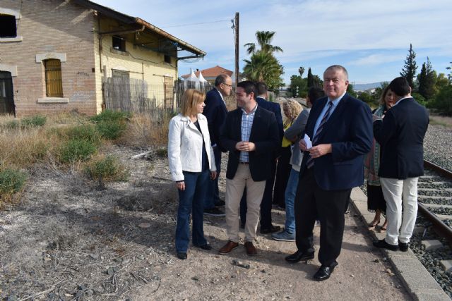 El alcalde Pedro José Noguera reclama un tren de cercanías que conecte Las Torres de Cotillas con Murcia