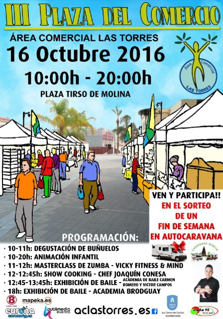 Nueva edición este domingo de la 'Plaza del Comercio' de Las Torres de Cotillas