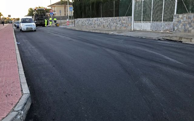 120.000 euros para renovar el asfalto y colocar bandas reductoras de velocidad en varios puntos de Las Torres de Cotillas