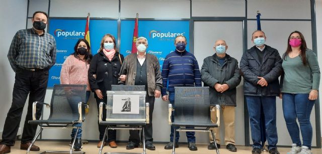 Los afiliados populares de Las Torres de Cotillas respaldan con su voto directo la candidatura de Núñez Feijóo para presidir el PP nacional