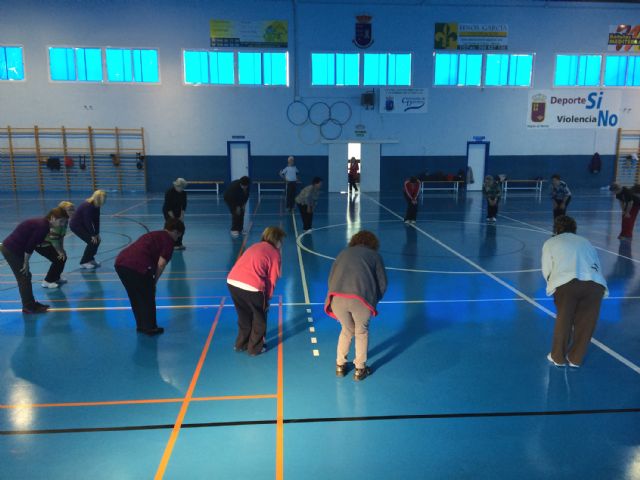 Los cursos gratuitos de gerontogimnasia continúan a todo ritmo en Las Torres de Cotillas