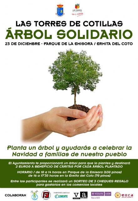 La solidaridad torreña plantará esta Navidad 1.000 árboles en el municipio