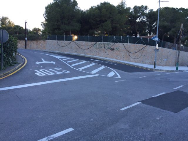 Concluyen en Las Torres de Cotillas las obras de renovación del cruce de la avenida Ricardo Montes y la calle Coto
