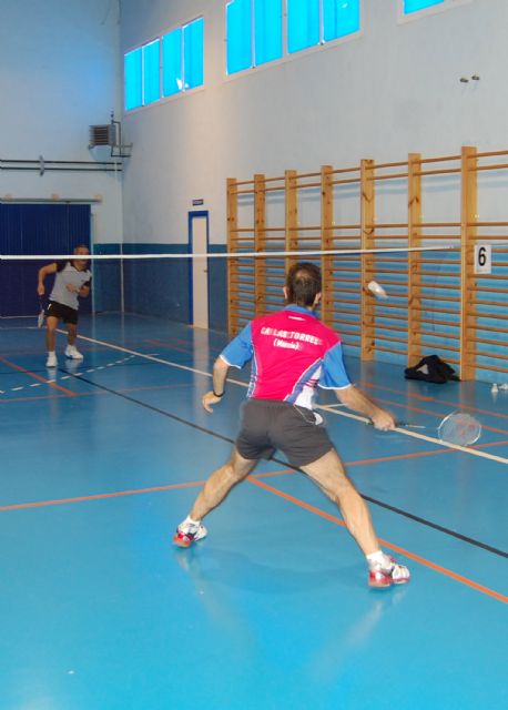 Las Torres de Cotillas acogerá una prueba del circuito nacional de veteranos de bádminton