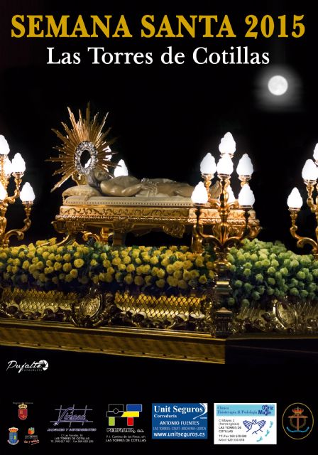 El Cristo Yacente, protagonista del cartel de la Semana Santa 2015 torreña
