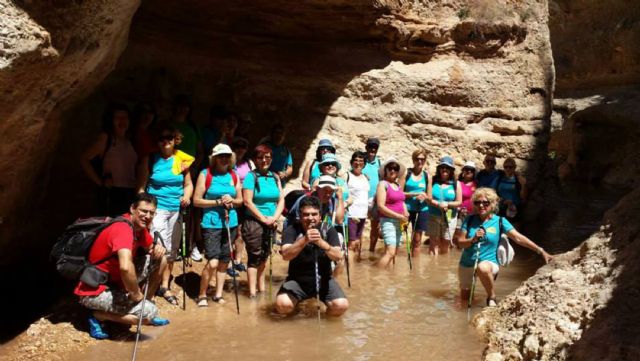 'Los Peregrinos' de Las Torres de Cotillas visitaron la zona del río Chícamo