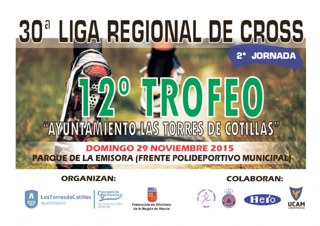 Todo preparado en Las Torres de Cotillas para la segunda jornada de la Liga de Cross Regional