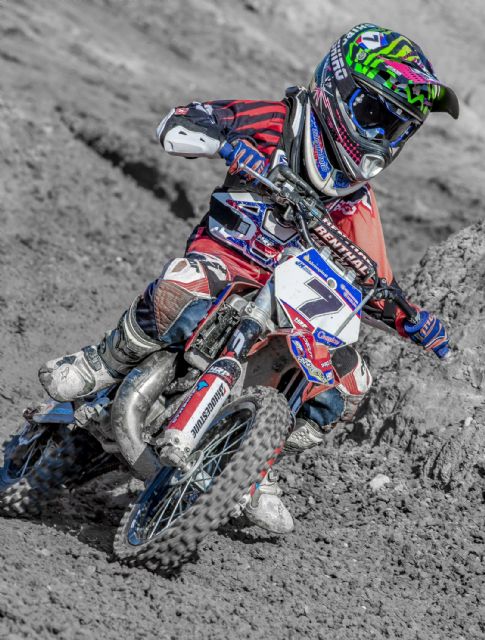 El torreño José Manuel Zambudio, campeón regional alevín de motocross