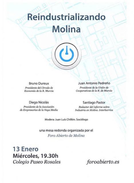 ASEMOL, protagonista de la mesa redonda 'Reindustrializando Molina'