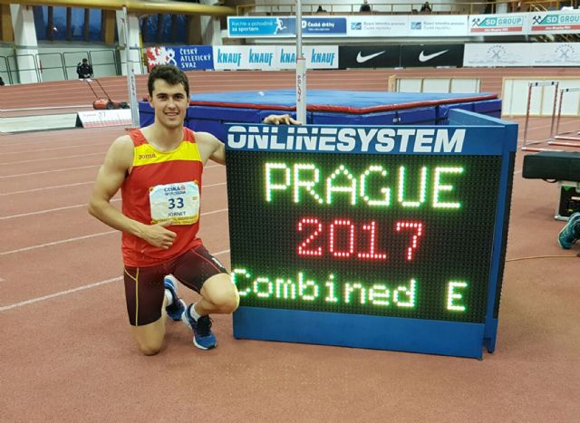 Debut con récord personal para el torreño Sergio Jornet con la selección absoluta de heptathlón