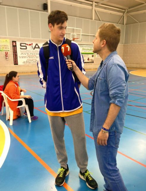 El torreño Fran Martínez, en el campeonato de España junior de baloncesto
