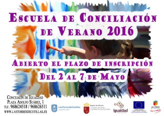 Abierto el plazo de inscripción de la Escuela de Vacaciones de Verano torreña