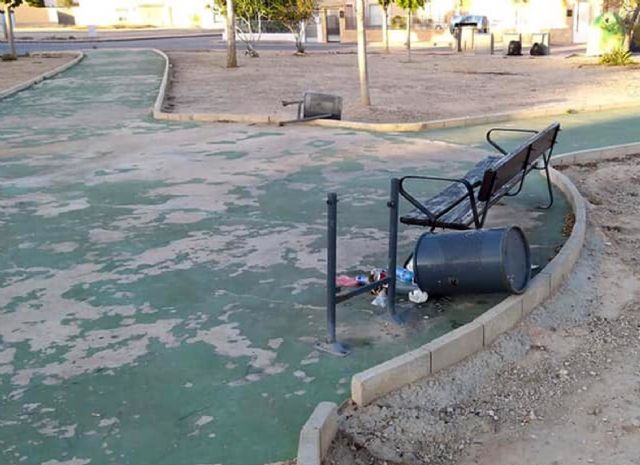 El Ayuntamiento de Las Torres de Cotillas hace una llamada al civismo ante el vandalismo
