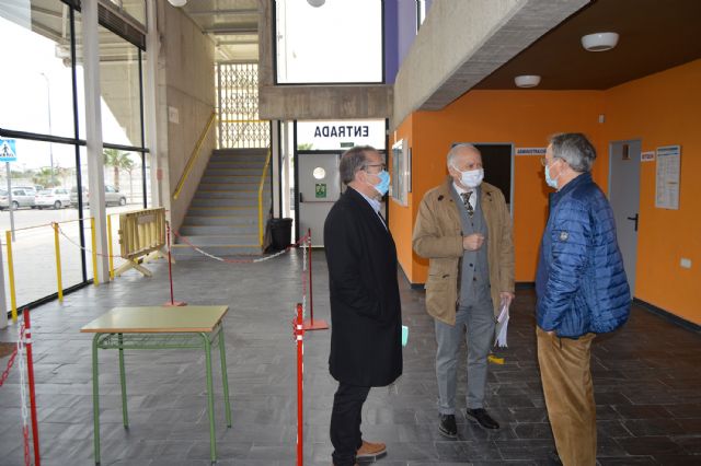 La Consejería de Salud vacunará en el pabellón 'Mireia Belmonte' de Las Torres de Cotillas