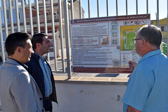 El polideportivo municipal estrena un circuito de orientación permanente con tres recorridos