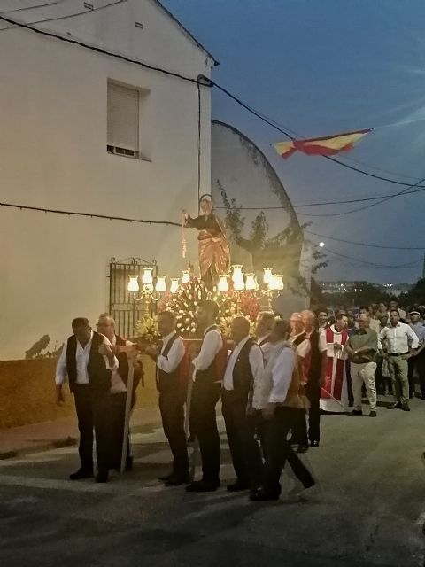 El PP de Las Torres de Cotillas con los vecinos del Barrio de San Pedro este domingo en su día grande de fiestas patronales