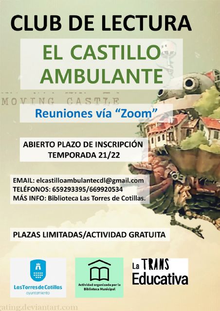 Las Torres de Cotillas propone un club de lectura en formato online