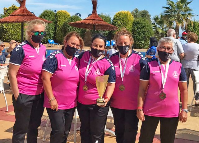 El club petanca La Salceda, bronce en el nacional femenino de tripletas