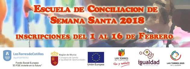 Abierto el plazo de inscripción de la escuela de conciliación de Semana Santa