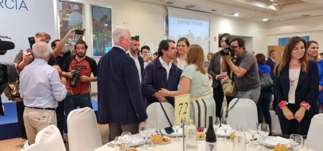 El PP de Las Torres de Cotillas con José María Aznar