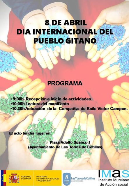 Las Torres de Cotillas celebrará el día internacional del pueblo gitano