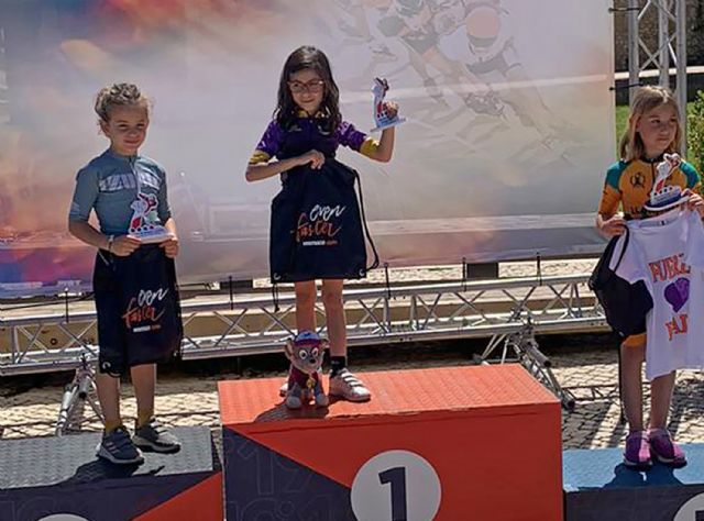 La torreña Aitana Mazón, campeona de la Copa de Europa de patinaje de velocidad de Portugal