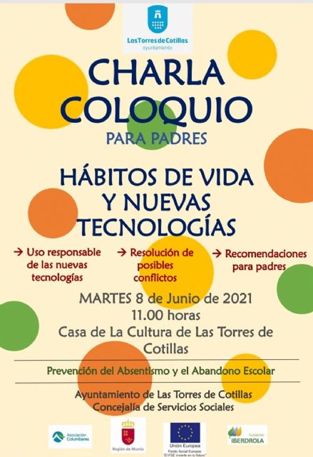 Una charla para padres y madres sobre hábitos de vida y nuevas tecnologías