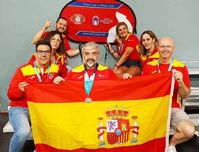 Cándido Osorio, plata en bádminton de los Juegos Mundiales de Policías y Bomberos