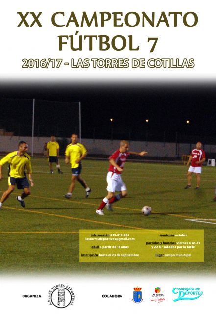 La liga de aficionados de fútbol 7 torreña cumple 20 años esta campaña