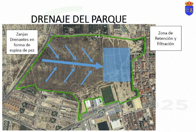 Las Torres de Cotillas presenta a la CHS un diseño del futuro proyecto para gestionar las aguas del parque de La Emisora