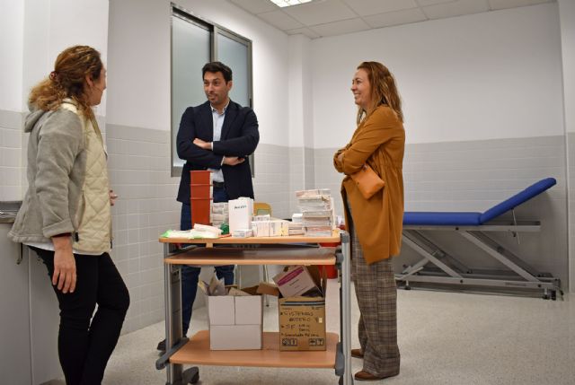 Las obras para reabrir el consultorio de salud en el centro de Los Pulpites, a punto