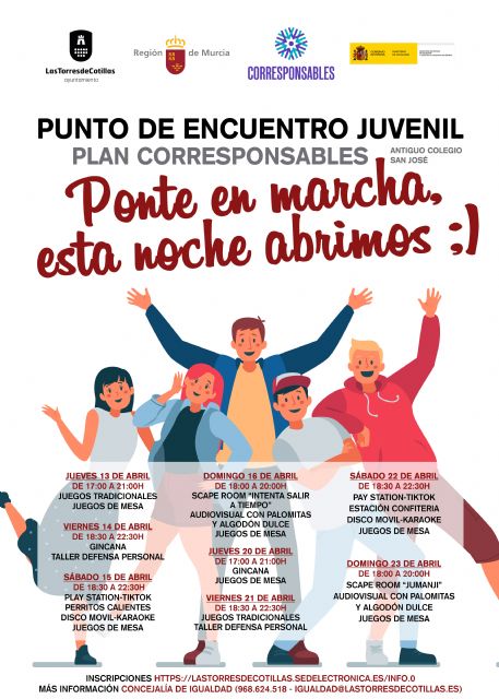 Punto de encuentro, ocio y diversión para la juventud de Las Torres de Cotillas