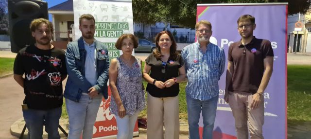 IU-Verdes/Podemos presenta su candidatura en Las Torres de Cotillas