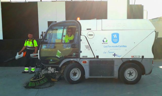 Cuatro nuevas sopladoras eléctricas permitirán una limpieza más silenciosa de las calles torreñas