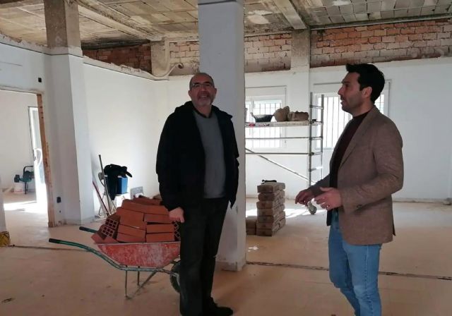 Las obras de reforma integral del centro social de Los Vicentes, a buen ritmo