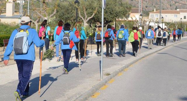Los senderistas ´Los Peregrinos´ de Las Torres de Cotillas concluyen el Camino de la Cruz de Caravaca