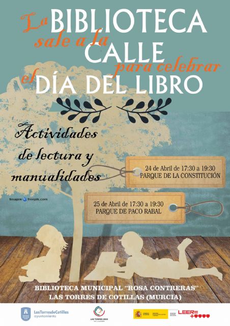 La biblioteca municipal Rosa Contreras saldrá a la calle para celebrar el día del libro