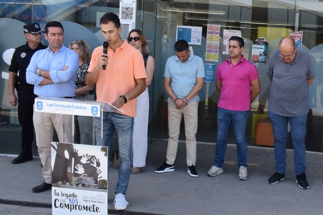 Las Torres de Cotillas recuerda a Miguel Ángel Blanco en el 29&deg; aniversario de su asesinato a manos de ETA