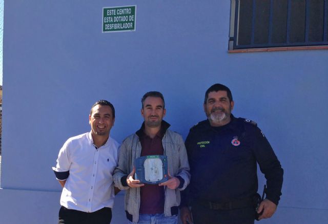 Instalado un nuevo desfibrilador semiautomático en las instalaciones deportivas de Las Torres de Cotillas