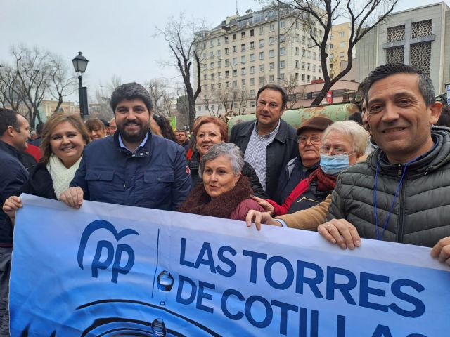 El PP de Las Torres de Cotillas defiende el Trasvase 'que quiere eliminar Sánchez'