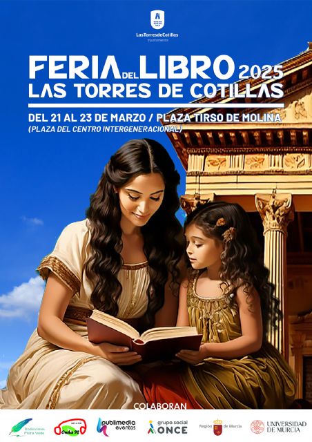 Las Torres de Cotillas estrena feria del libro, que será temática y ofrecerá un amplio programa de actividades
