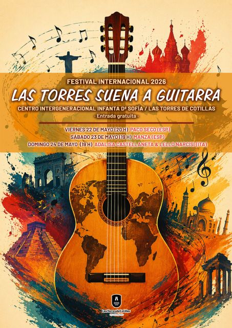 El Centro Intergeneracional Infanta Do&ntilde;a Sofía 'sonará a guitarra' durante tres días