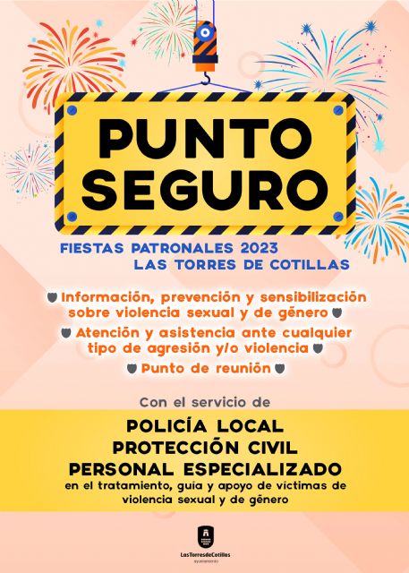 Las fiestas patronales contarán con un 'Punto Seguro' para atender cualquier tipo de agresión