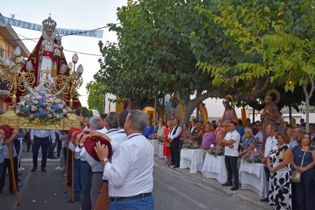 Las Torres de Cotillas despide con emoción a la Virgen de la Fuensanta tras dos días históricos