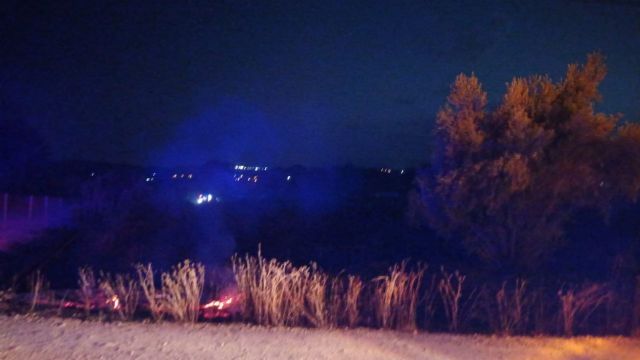 Efectivos del Plan Infomur estabilizan un incendio en Las Torres de Cotillas