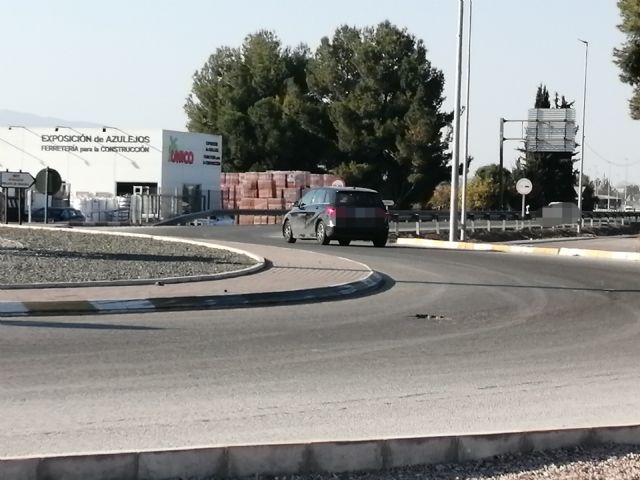 Peligro de baches en la Carretera Nacional 344