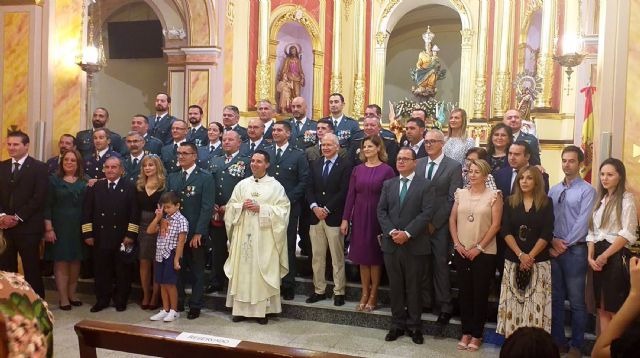 La iglesia de la Salceda acoge un año más el homenaje de la Guardia Civil a su patrona, la virgen del Pilar