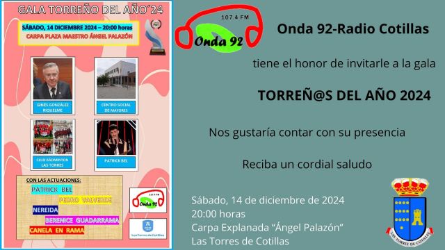 Todo preparado para la 18ª edición de los premios 'Torreño del Año'